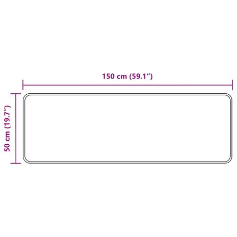 Vloerkleedloper MARSA Zand 50 x 150 cm Polyester en PVC 7
