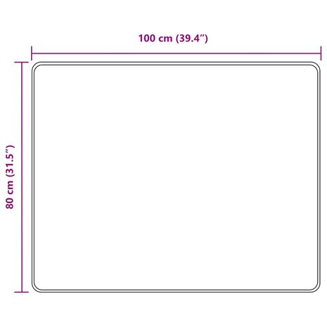 Vloerkleedloper MARSA Grijs 80 x 100 cm Polyester en PVC 7