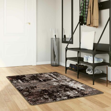 Vloerkleedloper MARSA Zwart 80 x 100 cm Polyester en PVC 1