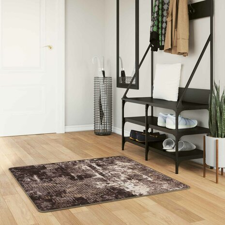 Vloerkleedloper MARSA Zwart 100 x 100 cm Polyester en PVC 1