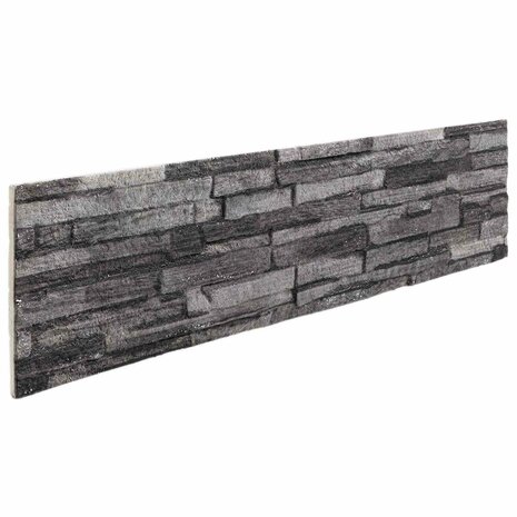Wandpanelen 10 pcs Antraciet 100 x 25 cm EPS-schuim 1