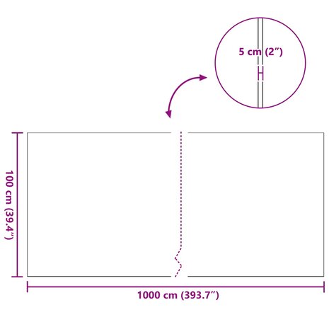 Kunstgras PP & PE 10