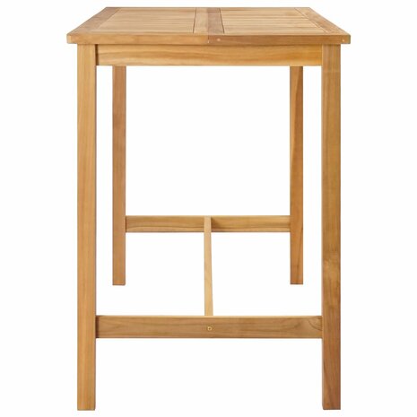 Bartafel Naturel 150 x 75 x 105 cm Massief Teakhout 4