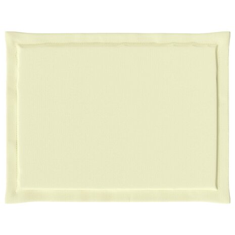 Zitkussens 2 st. Cr&egrave;me 47 x 36 x 2 cm Polyester 5