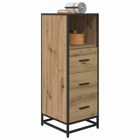 Badkamermeubelset Artisan Eiken 35 x 37,5 x 100 cm Bewerkt hout 3