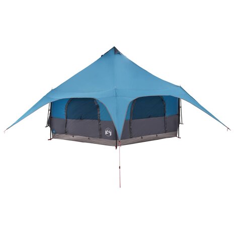 Gezinstent Blauw 10-persoons 185T Polyester met PU Coating 4