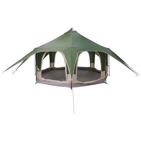 Gezinstent Groen 5-persoons 185T Polyester met PU Coating 2