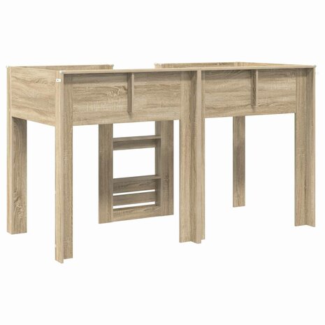 Stapelbed voor Kinderen Sonoma Eiken 75 x 190 cm Bewerkt hout 7
