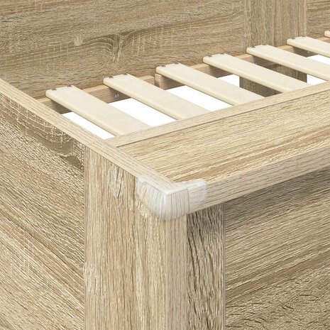Stapelbed voor Kinderen Sonoma Eiken 75 x 190 cm Bewerkt hout 8