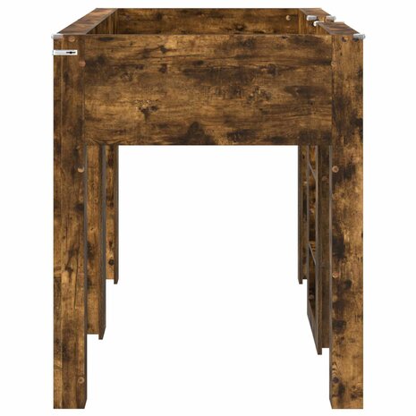 Stapelbed voor Kinderen Gerookt eiken 75 x 190 cm Bewerkt hout 6