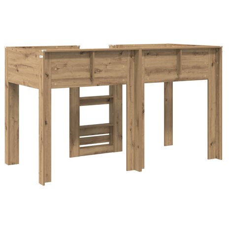 Stapelbed voor Kinderen Artisan Eiken 75 x 190 cm Bewerkt hout 7