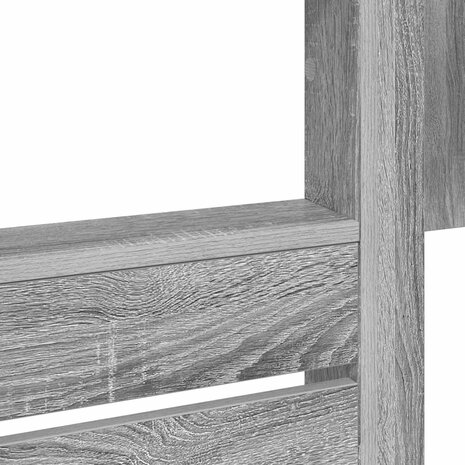 Stapelbed voor Kinderen Grijs Sonoma 90 x 190 cm Bewerkt hout 9