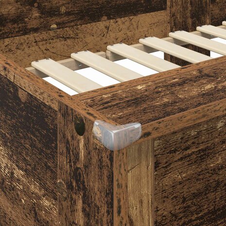 Stapelbed voor Kinderen Oudhout 90 x 190 cm Bewerkt hout 8