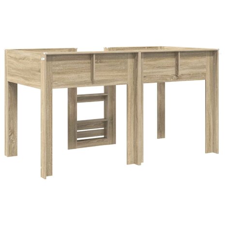 Stapelbed voor Kinderen Sonoma Eiken 80 x 200 cm Bewerkt hout 7