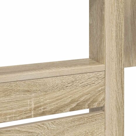 Stapelbed voor Kinderen Sonoma Eiken 80 x 200 cm Bewerkt hout 9