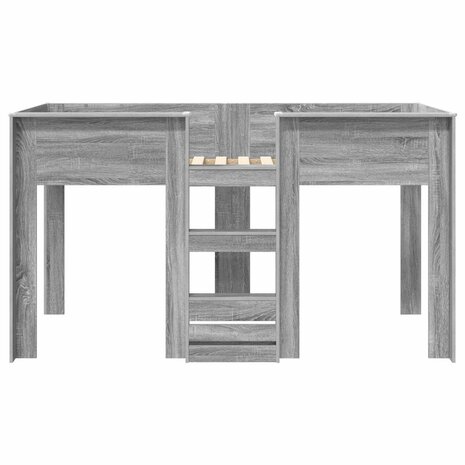 Stapelbed voor Kinderen Grijs Sonoma 80 x 200 cm Bewerkt hout 5