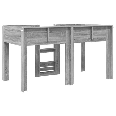 Stapelbed voor Kinderen Grijs Sonoma 80 x 200 cm Bewerkt hout 7