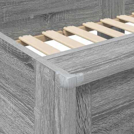 Stapelbed voor Kinderen Grijs Sonoma 80 x 200 cm Bewerkt hout 8