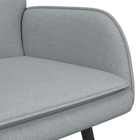 2-Zits Sofa Lichtgrijs 115 x 61 x 87 cm Stof 7