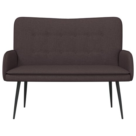 2-Zits Sofa Donkerbruin 115 x 61 x 87 cm Stof 4