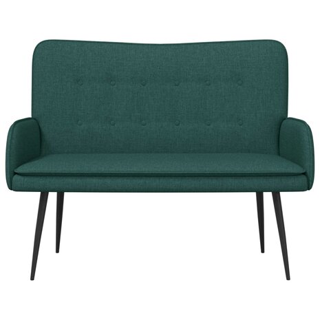 2-Zits Sofa Donkergroen 115 x 61 x 87 cm Stof 4