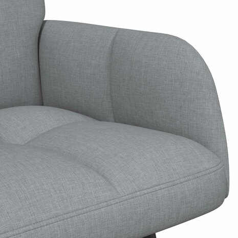 Twee Persoons Sofa Lichtgrijs 115 x 61 x 87 cm Stof 7
