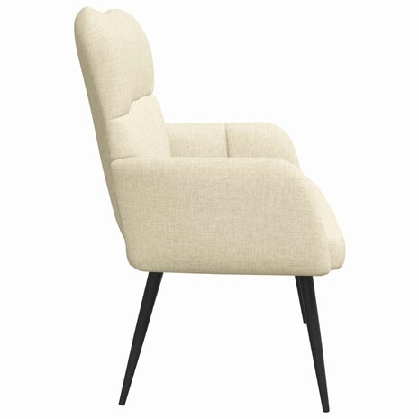 Twee Persoons Sofa Cr&egrave;me 115 x 61 x 87 cm Stof 5