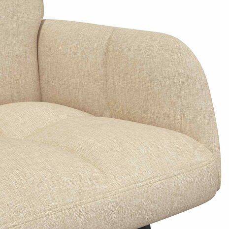 Twee Persoons Sofa Cr&egrave;me 115 x 61 x 87 cm Stof 7