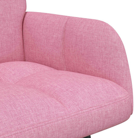 Twee Persoons Sofa Roze 115 x 61 x 87 cm Stof 7