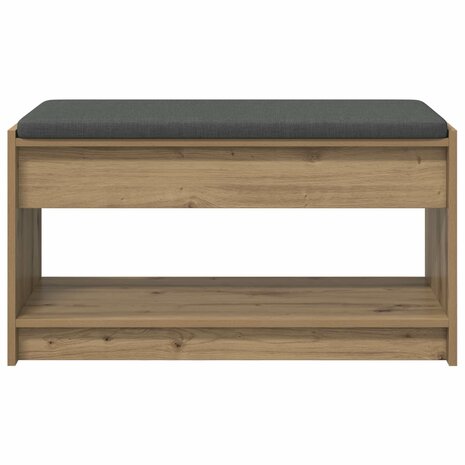 Halbank met kussen met plank Artisan Eik 83 x 38 x 45 cm 5