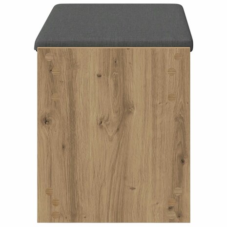 Halbank met kussen met plank Artisan Eik 83 x 38 x 45 cm 6