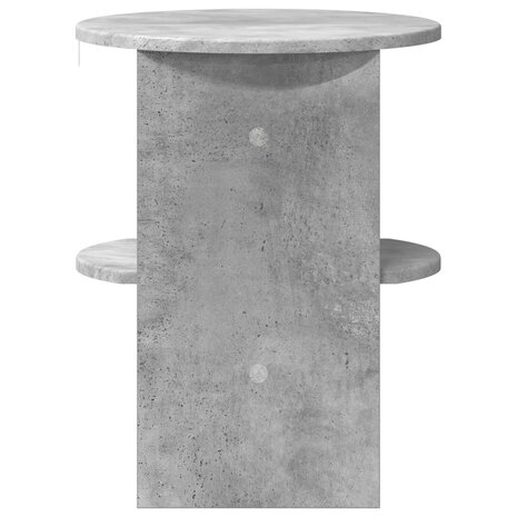 Bijzetkast 2 pcs Beton Grijs &Oslash;40 x 50 cm Geconstrueerd hout 6