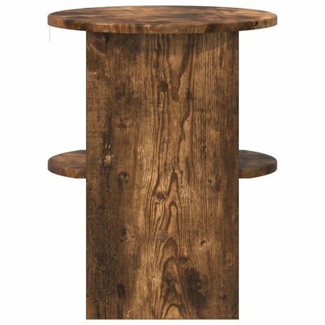Bijzetkast Gerookte Eik &Oslash;40 x 50 cm Geconstrueerd hout 5
