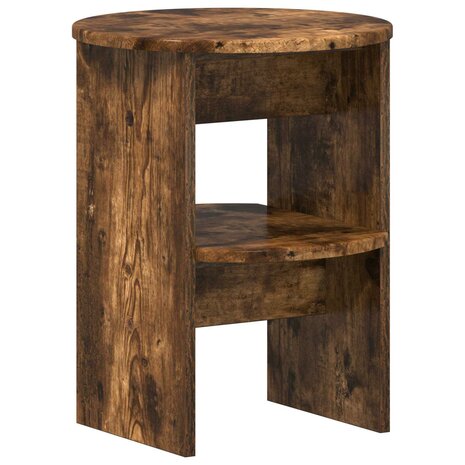 Bijzetkast 2 pcs Gerookte Eik &Oslash;40 x 50 cm Geconstrueerd hout 4
