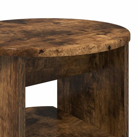Bijzetkast 2 pcs Gerookte Eik &Oslash;40 x 50 cm Geconstrueerd hout 9