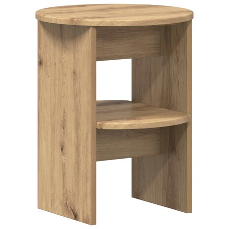 Bijzetkast Artisan Eik &Oslash;40 x 50 cm Geconstrueerd hout 2