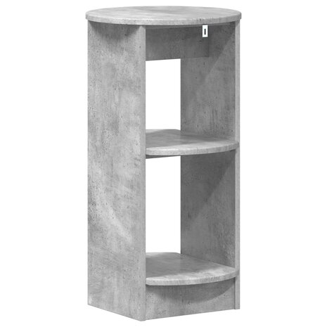 Bijzetkast Beton Grijs Geconstrueerd hout 6
