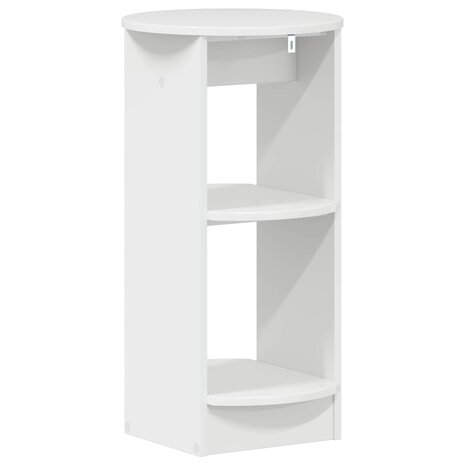 Bijzetkast Hoogglans Wit Geconstrueerd hout 6