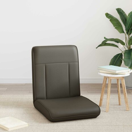 Vloerstoel Grijs 50 x 73 x 60 cm Nep Leer 3