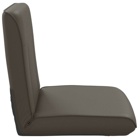 Vloerstoel Grijs 50 x 73 x 60 cm Nep Leer 5