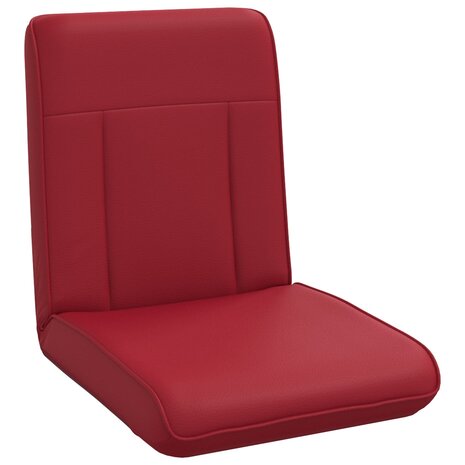 Vloerstoel Wijnrood 50 x 73 x 60 cm Nep Leer 2