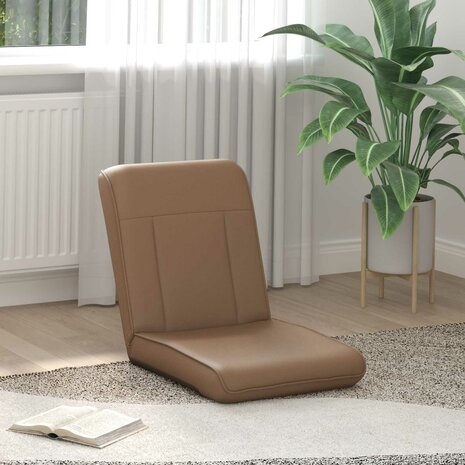 Vloerstoel Cappuccino 50 x 73 x 60 cm Nep Leer 1
