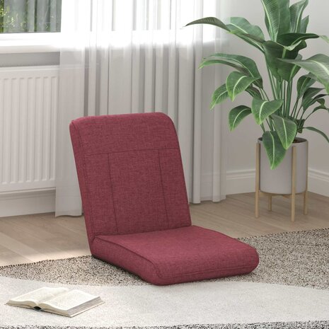 Vloerstoel Wijnrood 50 x 73 x 60 cm Stof 1