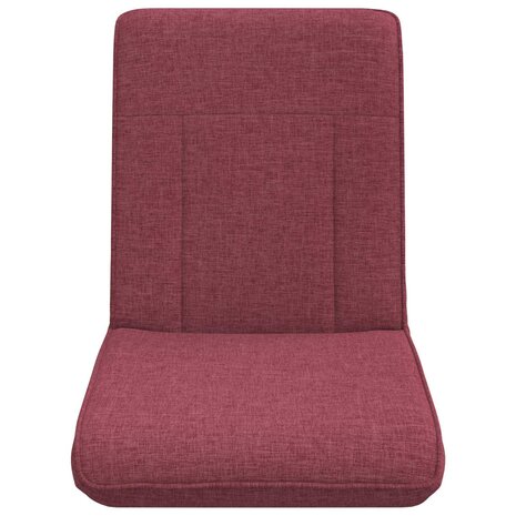 Vloerstoel Wijnrood 50 x 73 x 60 cm Stof 4