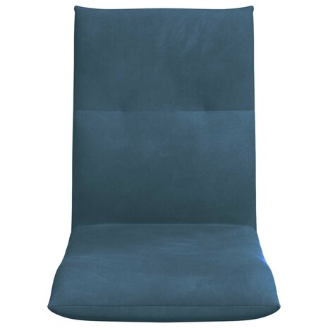 Vloerstoel Blauw 46 x 50 x 61 cm Fluweel 4