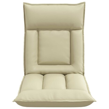 Vloerstoel Cr&egrave;me 55 x 61 x 70 cm Nep Leer 4