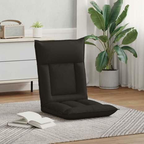 Vloerstoel Zwart 55 x 61 x 70 cm Nep Leer 3