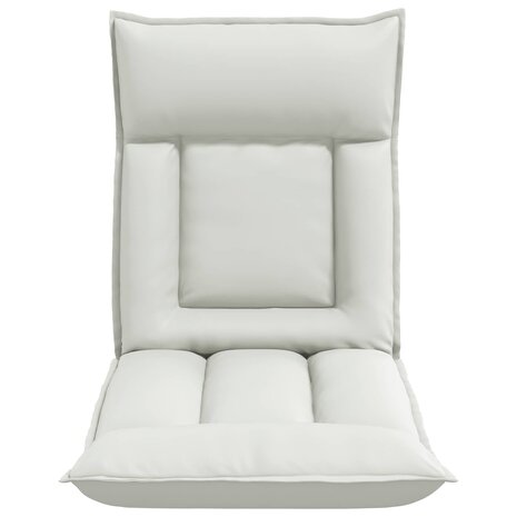 Vloerstoel Wit 55 x 61 x 70 cm Nep Leer 4