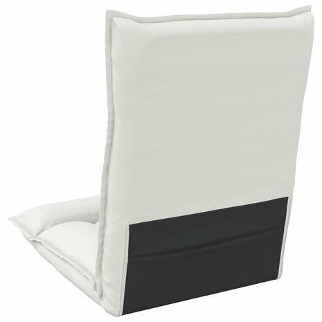 Vloerstoel Wit 55 x 61 x 70 cm Nep Leer 6