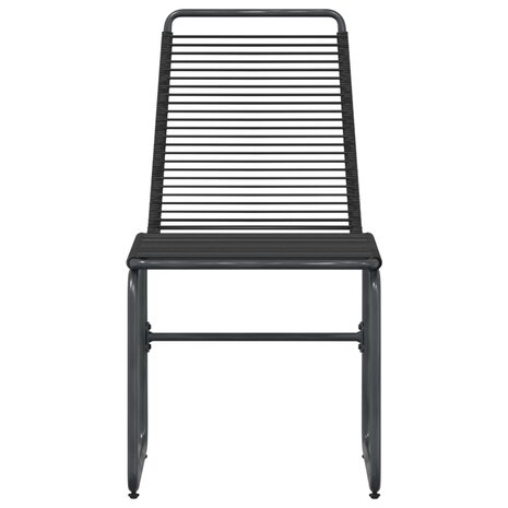 Tuinstoelen 2 pcs Zwart 48 x 55 x 89,5 cm Rattan 4